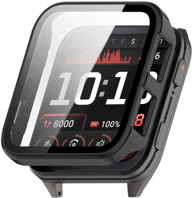 Ochranný kryt (pro Garmin Venu X1), plastový, černý + sklíčko