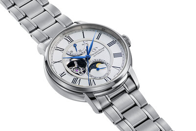 Orient Star Classic M45 F7 Moon Phase Open Heart Automatic RE-BT0005S00B (+ náhradní řemínek)