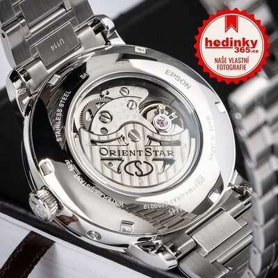 Orient Star Classic M45 F7 Moon Phase Open Heart Automatic RE-BT0005S00B (+ náhradní řemínek)