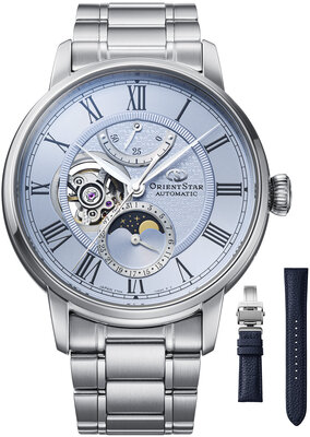 Orient Star Classic M45 F7 Moon Phase Open Heart Automatic RE-BT0007L00B Limited Edition 190pcs (+ náhradní řemínek)