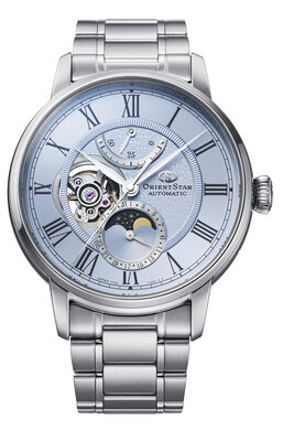 Orient Star Classic M45 F7 Moon Phase Open Heart Automatic RE-BT0007L00B Limited Edition 190pcs (+ náhradní řemínek)