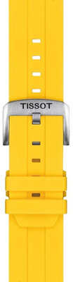 Silikonový řemínek Tissot T852.050.993 22mm, žlutý, Quick Release