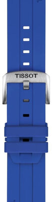 Silikonový řemínek Tissot T852.051.021 22mm, modrý, Quick Release