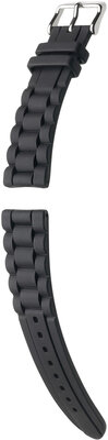 Silikonový řemínek Hirsch Jelly L 40818850-2, černý, délka L