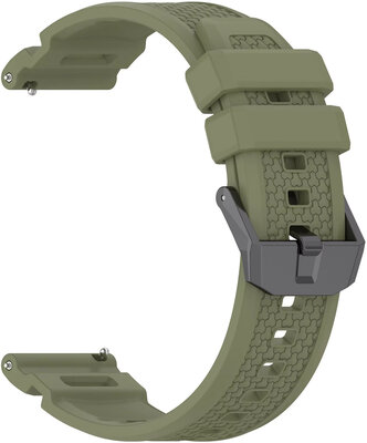 Silikonový řemínek Ricardo 24mm (pro Garmin Venu X1), zelený, Quick Release