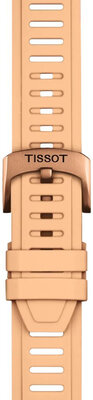 Silikonový řemínek Tissot T852.050.298 21mm, béžový