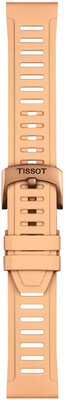 Silikonový řemínek Tissot T852.050.298 21mm, béžový