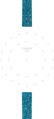 Syntetický řemínek Tissot T852.048.078 9mm, modrý, Quick Release
