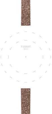 Syntetický řemínek Tissot T852.048.085 9mm, růžový, Quick Release
