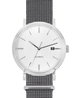 Textilní řemínek Hirsch Rush Recycle XL 40536030-2, šedý, délka XL