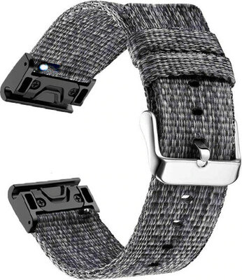 Nylonový řemínek Ricardo 20mm (pro Garmin Fenix 8/7S/6S (43mm), aj.), šedý V3, QuickFit