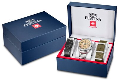 Festina Swiss Made Field 20081/1 (+ 2 náhradní řemínky)