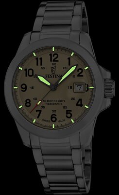 Festina Swiss Made Field 20081/1 (+ 2 náhradní řemínky)