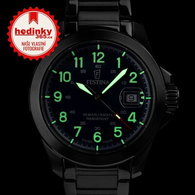 Festina Swiss Made Field 20081/2 (+ 2 náhradní řemínky)