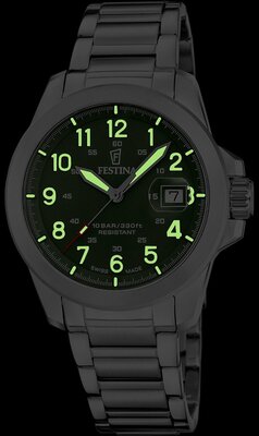 Festina Swiss Made Field 20081/3 (+ 2 náhradní řemínky)