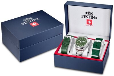 Festina Swiss Made Field 20081/3 (+ 2 náhradní řemínky)