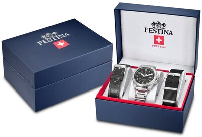 Festina Swiss Made Field 20081/4 (+ 2 náhradní řemínky)