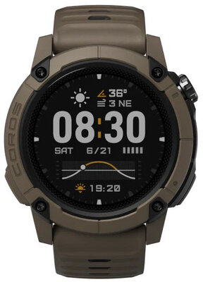 Coros Nomad Brown / Silicone Band