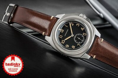 Longines Heritage Pilot Majetek Automatic Chronometr L2.838.4.53.9 (+ náhradní řemínek)