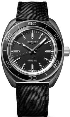 Longines Heritage Ultra-Chron Automatic Carbon Chronometr L2.839.4.52.2