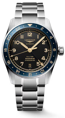 Longines Spirit Zulu Time Automatic GMT Chronometr L3.802.4.60.6 (+ náhradní řemínek)