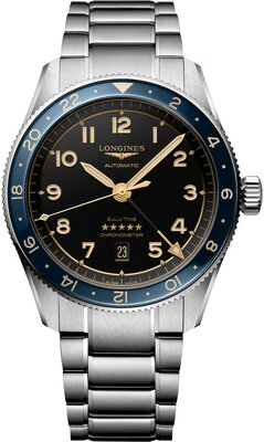 Longines Spirit Zulu Time Automatic GMT Chronometr L3.812.4.60.6