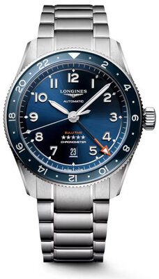 Longines Spirit Zulu Time Automatic GMT Chronometr L3.812.4.93.6
