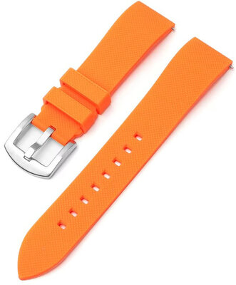 Silikonový řemínek Ricardo Fermo, oranžový V2