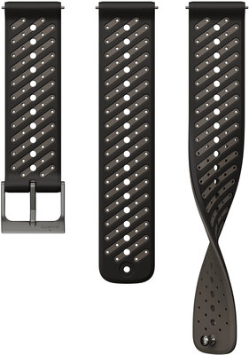 Silikonový řemínek Suunto 22mm (pro Suunto Athletic 8), černý, Quick Release, velikost S+M