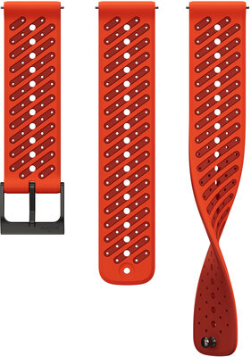 Silikonový řemínek Suunto 22mm (pro Suunto Athletic 8), oranžový, Quick Release, velikost S+M