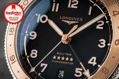 Longines Spirit Zulu Time 1925 Automatic GMT Chronometr L3.803.5.53.6 (+ náhradní náramek)