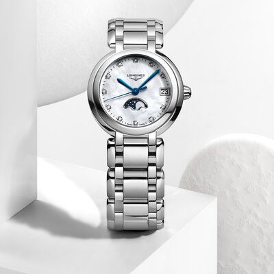 Longines Elegance PrimaLuna Quartz Moonphase L8.115.4.87.6