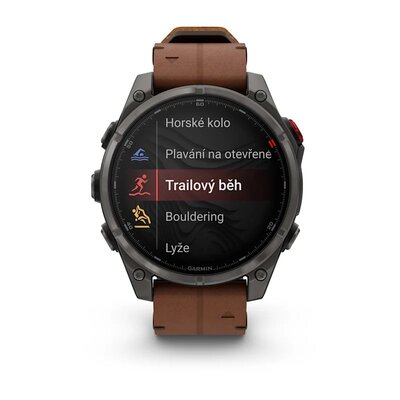 Garmin Fenix 8 Pro AMOLED 47mm, Sapphire Carbon Gray DLC Titanium (Premium) (+ náhradní řemínek)