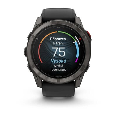 Garmin Fenix 8 Pro AMOLED 51mm, Sapphire Carbon Gray DLC Titanium Black