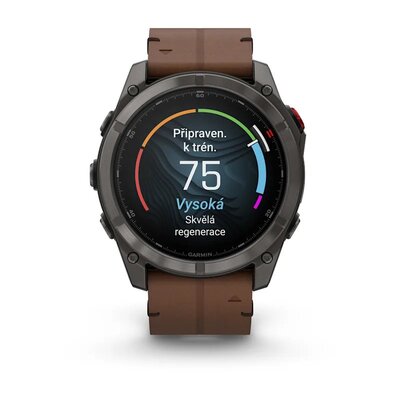 Garmin Fenix 8 Pro AMOLED 51mm, Sapphire Carbon Gray DLC Titanium (Premium) (+ náhradní řemínek)
