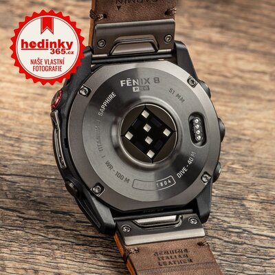 Garmin Fenix 8 Pro AMOLED 51mm, Sapphire Carbon Gray DLC Titanium (Premium) (+ náhradní řemínek)