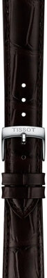 Kožený řemínek Tissot T852.051.032 18mm, hnědý, Quick Release
