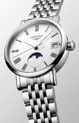 Longines Elegance Elegant Collection Quartz Moonphase L4.330.4.11.6