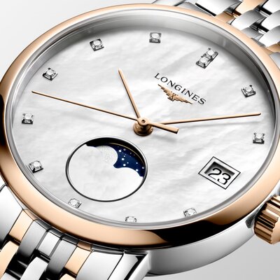 Longines Elegance Elegant Collection Quartz Moonphase L4.330.5.87.7