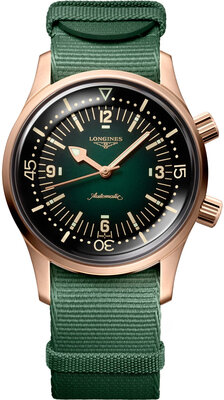 Longines Heritage Legend Diver Automatic L3.774.1.50.2 (+ náhradní řemínek)