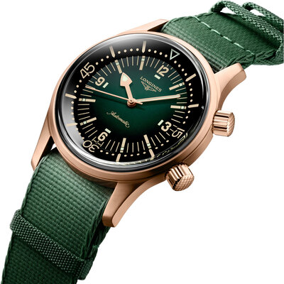 Longines Heritage Legend Diver Automatic L3.774.1.50.2 (+ náhradní řemínek)