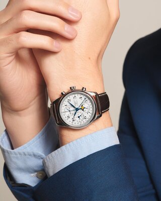 Longines Master Collection Automatic Chronograph Moonphase Annual Calendar L2.773.4.78.3