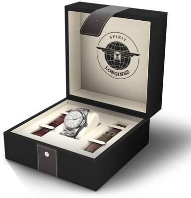 Longines Spirit Automatic Chronometr L3.810.4.73.9 (+ 2 náhradní řemínky)