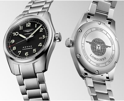 Longines Spirit Automatic Chronometr L3.811.4.53.9 (+ 2 náhradní řemínky)