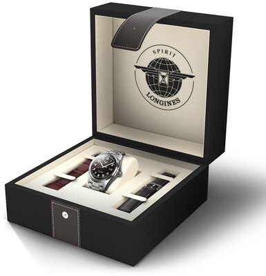 Longines Spirit Automatic Chronometr L3.811.4.53.9 (+ 2 náhradní řemínky)