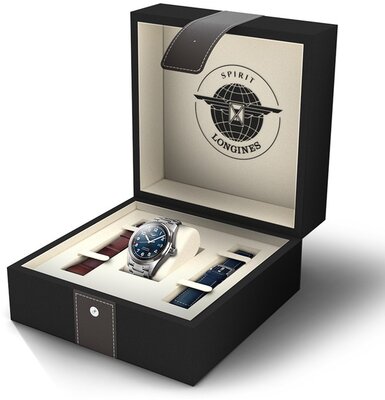 Longines Spirit Automatic Chronometr L3.811.4.93.9 Prestige Edition (+ 2 náhradní řemínky)