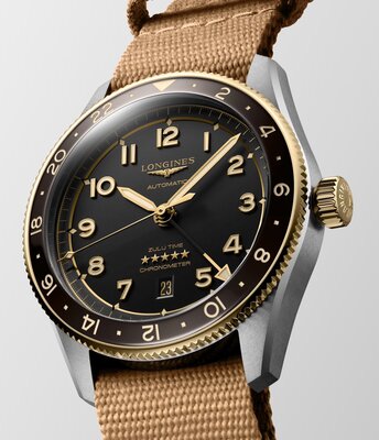 Longines Spirit Zulu Time Automatic GMT Chronometr L3.812.5.53.9