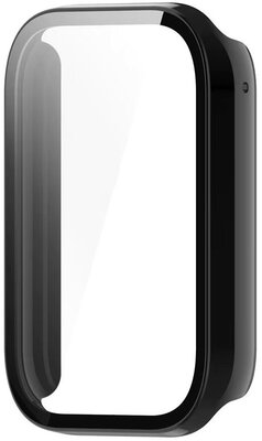 Ochranný kryt (pro Xiaomi Smart Band 9 Pro), plastový, černý + sklíčko