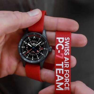 Fortis Flieger F-43 Triple-GMT Automatic COSC Chronometer F4260004 Limited Edition 100pcs (+ náhradní řemínek)