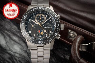 Fortis Novonaut N-42 Automatic Chronograph Amadee-24 F2040016 Limited Edition 100pcs (+ náhradní řemínek)